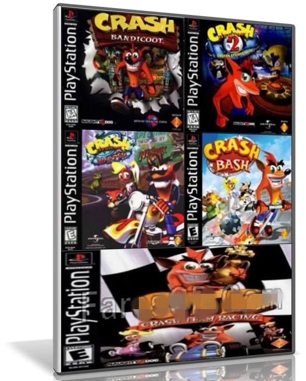 تحميل سلسلة ألعاب كراش Crash Bandicoot Collection للكومبيوتر