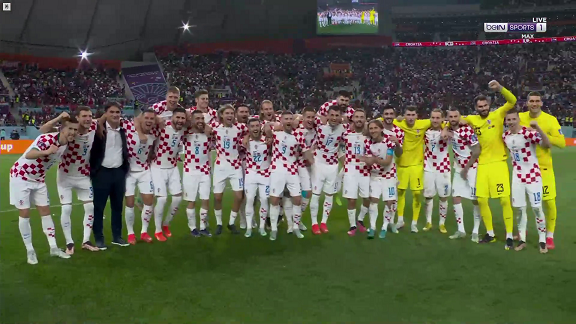 احتفالات وتتويج كرواتيا بالمركز الثالث في نهائيات كأس العالم قطر 2022
