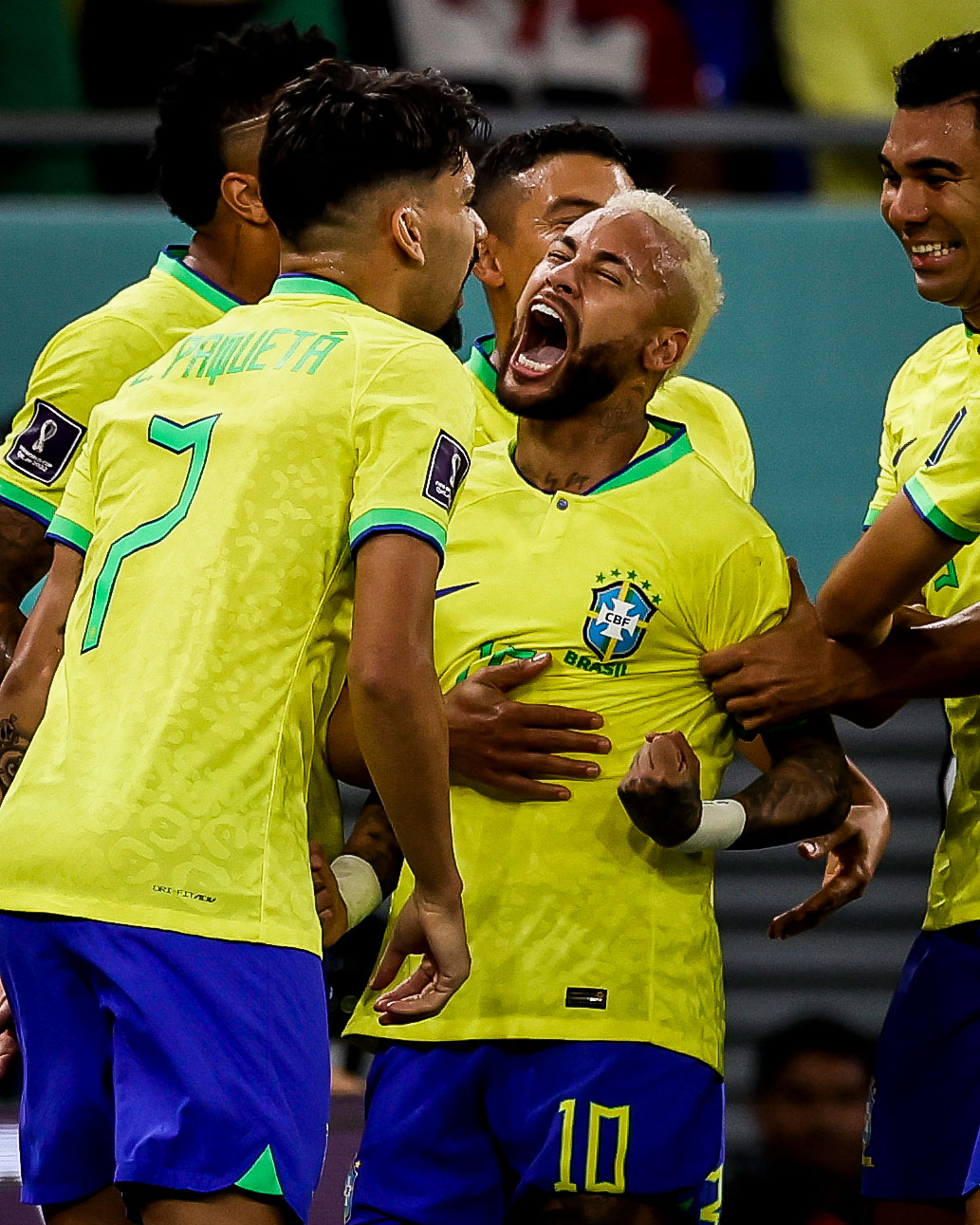 اهداف لقاء البرازيل × كوريا الجنوبية في كأس العالم 2022 قطر بتعليق عصام الشوالي