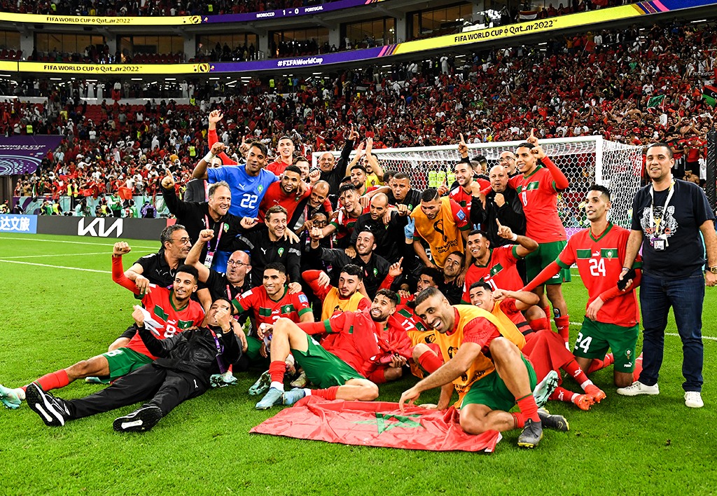 اهداف لقاء المغرب × البرتغال في كأس العالم 2022 قطر بتعليق خليل البلوشي