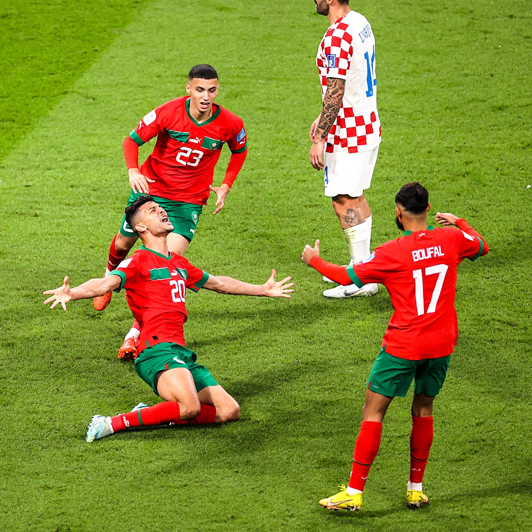 اهداف لقاء المغرب × كرواتيا في كأس العالم 2022 قطر بتعليق عامر الخوذيري